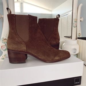 Dolce Vita Brown Suede Chelsea Boots